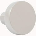 thumbnail image 3 of Contemporary Round Cabinet Knob, 1 Inch, Zinc Base Material, Satin Nickel by Stone Harbor Hardware, 3 of 4