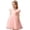 AB36 Light Pink, variant on Bainana Girls Tutu Dress Toddler Solid Color Ruffled Sleeve Crew Neck Dresses Breathable Soft Little Girls Summer Party Formal Gown Dress Beige Size 3-4 Years