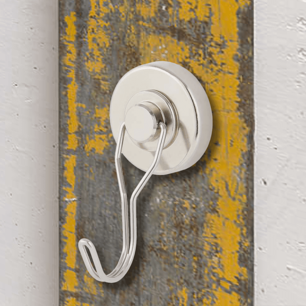 Hyper Tough Magnetic Hooks, 2.5 in x 4.5 in x 1.25 in