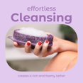 thumbnail image 4 of Mainbasics Exfoliating Silicone Body Scrubber Pro 2-In-1 Shower Scrubber For Body, Silicone Loofah And Body Exfoliator (Purple, Body + Exfoliate), 4 of 5