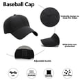 thumbnail image 3 of Gorras de béisbol en blanco del casquillo del Snapback de la malla de Flatbill, sombreros del golf, casquillo corriente completo de la malla, casquillos de los deportes, 3 of 5