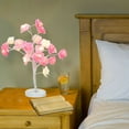 thumbnail image 4 of CAROOTU LED Lamp Rose Flower Tree Shape Battery Powered Decorative LED Table Lights Parties Xmas Wedding, 4 of 7