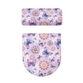 thumbnail image 5 of HELLHERO Elastic Edge Toilet Seat Cover Set & Non-Slip Elastic Bottom Universal with 2 Pieces Bathroom Toilet Lid Cover, 5 of 8