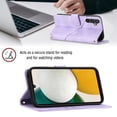 thumbnail image 4 of Compatible with Samsung Galaxy A34 5G Classic Embossed PU Leather Case with Card Holder Shockproof Cover, 4 of 5