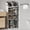 White A, variant on Slim Rolling Bathroom Storage Cabinet with 4 Drawers & Tissue Box – Waterproof Narrow Plastic Tower Cart for Small Spaces, Kitchen, Laundry, Living Room (Milky White + Translucent Black)