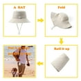 thumbnail image 4 of Holzlrgus Baby Sun Hat for Boy Girl Toddler Beach Bucket Hat Kids Summer Sun Protection Hats Infant Sun Hat, 4 of 6