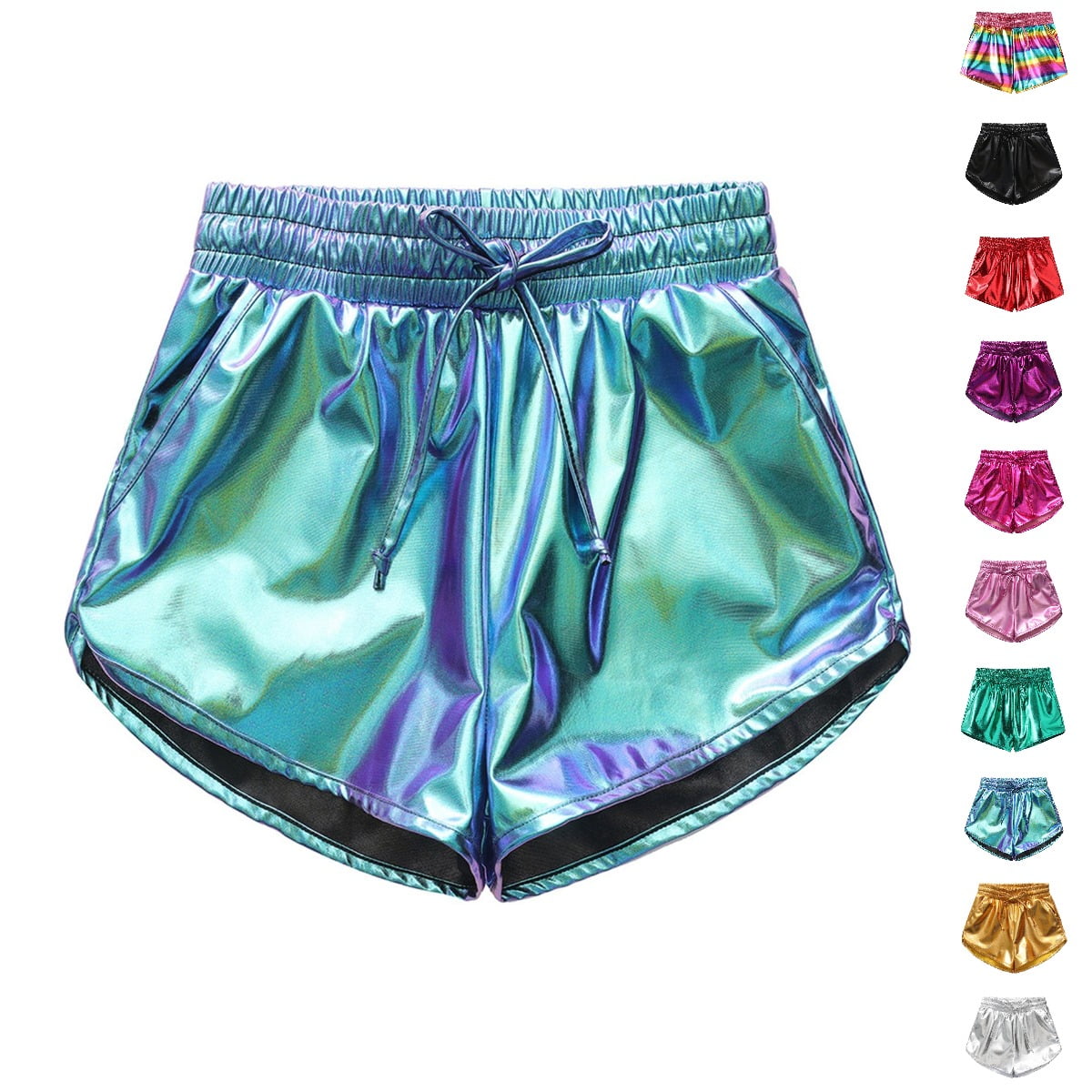 Bmisegm Kids Shorts Girls Children Dance Practice Pants Modern Summer Flat Angle Height 110-150Cm Shorts for Boys Sky Blue 110