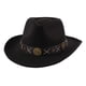 thumbnail image 1 of Sombrero de vaquero Zulema versátil para regalo disfraz de vacaciones para Hombres negro, 1 of 8