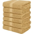 thumbnail image 1 of Juego de toallas de baño Utopia Towels, paquete de 6, 100% algodón hilado en anillos, 1 of 7