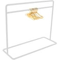 thumbnail image 5 of OFFIGAM 11-Piece White Iron Doll Clothes Hangers Set for Dollhouse Accessories and Storage, 5 of 10