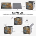 thumbnail image 7 of Collapsible Oxford Fabric Storage Cubes with Handles, Large Mid Foldable Oxford Cloth Bins Set of 2/6, Closet Organizers for Shelves Clothes Home Kitchen Toy - Oil Cube, 7 of 7