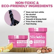 Esha Slick N Slay Braiding Gel – 2-in-1 Ultra Extreme Hold Gel for Locs, Twists & Edges – Hydrating, Conditioning & Shining – Apple, 17 Fl Oz