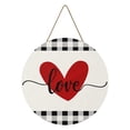 thumbnail image 2 of Ydojg Valentine'S Day Decorations Doorplate A Round Charming Atmosphere For An Irresistible Home Decor, 2 of 6