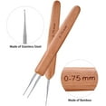 thumbnail image 4 of 3 Pack Bamboo Dreadlock Hooks, 0.75Mm, 4 of 5