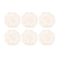 thumbnail image 4 of Posavasos de ganchillo de encaje redondo de 10cm, 6 uds., posavasos Vintage hechos a mano, manteles individuales de moda huecos, HOMEMAXS 6046650-MX, 4 of 6