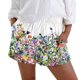 thumbnail image 1 of Pantalones cortos para mujer Pantalones de entrenamiento de playa con cintura elástica de verano Cómodos con bolsillo Pantalones casuales Pompotops ulkah936920, 1 of 4