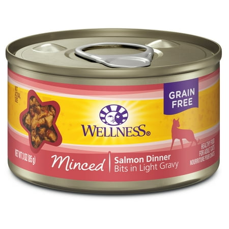 UPC: 0076344026716 | Wellness Complete Health Wet Canned Cat Food  Minced Salmon Entree  3oz Can (Pack of 24)