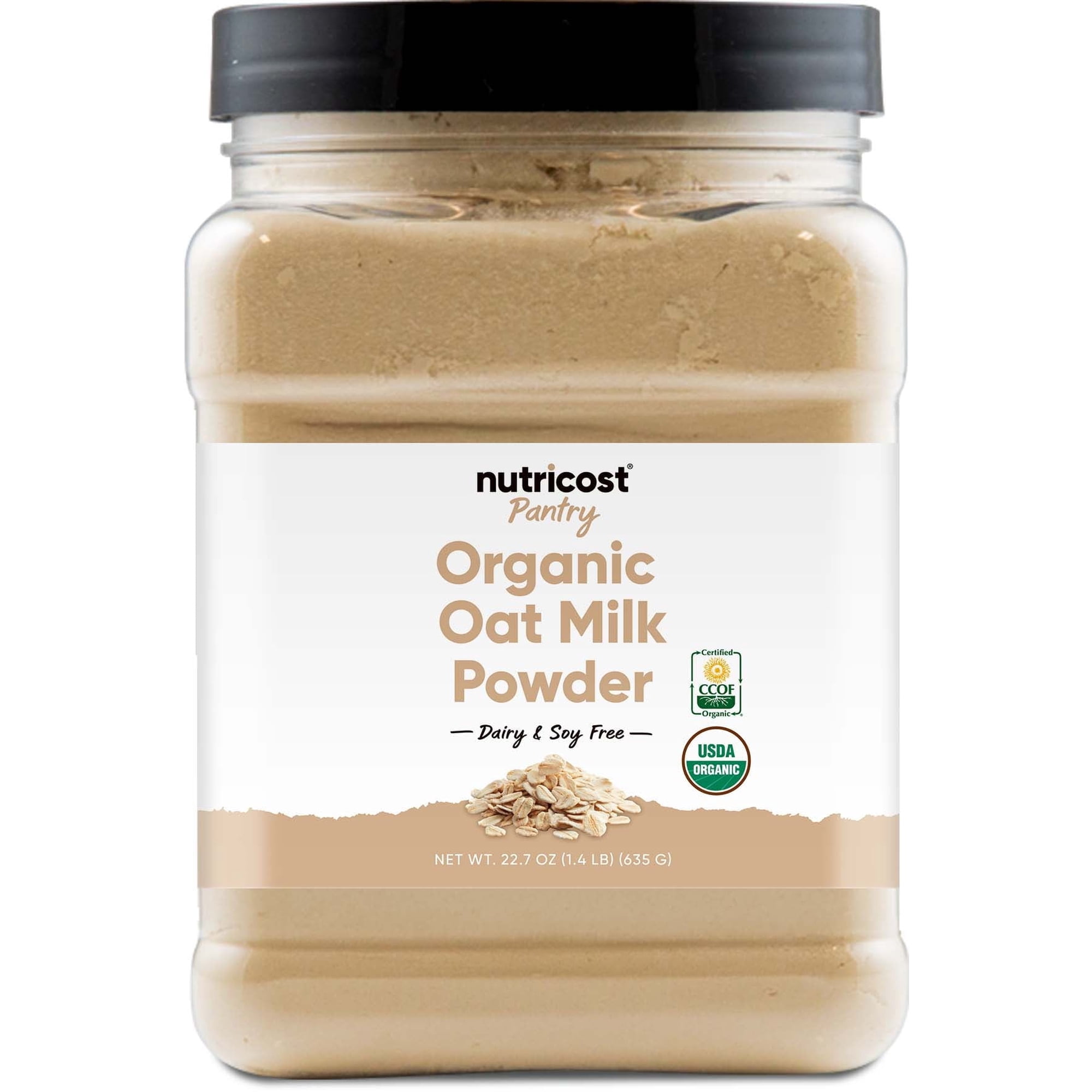 Nutricost Pantry Organic Oat Milk Powder 1.4 Pounds - Dairy & Soy Free Gluten-Free