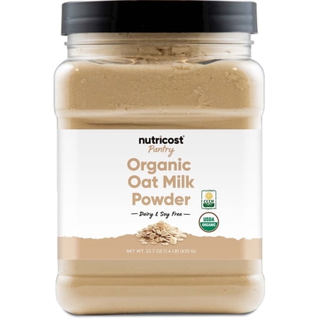 Nutricost Pantry Organic Oat Milk Powder, 1.4 Pounds - Dairy & Soy Free, Gluten Free