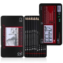 Professional Drawing Sketching Pencil Set - 12 Pieces Art Drawing Pencils(8B - 2H), Ideal for Drawing Art, Sketching, Shading, for Beginners & Pro Artists