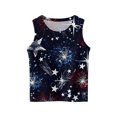 thumbnail image 5 of Grblisyd July 4th Girls Tank Tops Size 10-12 Patriotic Sleeveless Crew Neck Shirt American Flag Tee Shirt, 5 of 5