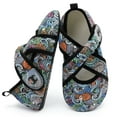 thumbnail image 3 of Joinfre Slippers for Women Comfy House Bedroom Corduroy Cross Bow Slide Slipper with Adjustable, 3 of 7