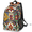 Beige, variant on Jiaoprinted Mexican Talavera Tile Laptop Backpack, Large Flower Travel Backpack Men Women, Work Business Computer Casual Daypack Rucksack, 18 Inch