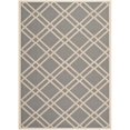thumbnail image 1 of Safavieh Courtyard Anthracite Indoor Outdoor Rug - 5'3" x 7'7", 1 of 5