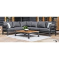 thumbnail image 1 of Cieux Sectionnel d'Angle en Aluminium pour Patio Extérieur avec Siège Réglable Gris, 1 of 10