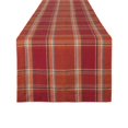 thumbnail image 1 of Design Imports CAMZ10881 14 x 72 Po Automne Épice Plaid Table Coureur, 1 of 4