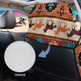 thumbnail image 6 of XYZCANDO Horse Totem Sweatproof Car Seat Towel Cover, Non Slip Washable Easy Install Versatile Car Seat Towel for SUVs Trucks Sedans, 6 of 9