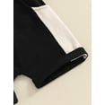 thumbnail image 6 of Bagilaanoe 2pcs Toddler Baby Boy Shorts Set Contrast Colors Sleeveless Tank Tops + Shorts 6M 12M 18M 24M 3T Kids Casual Summer Clothes, 6 of 7