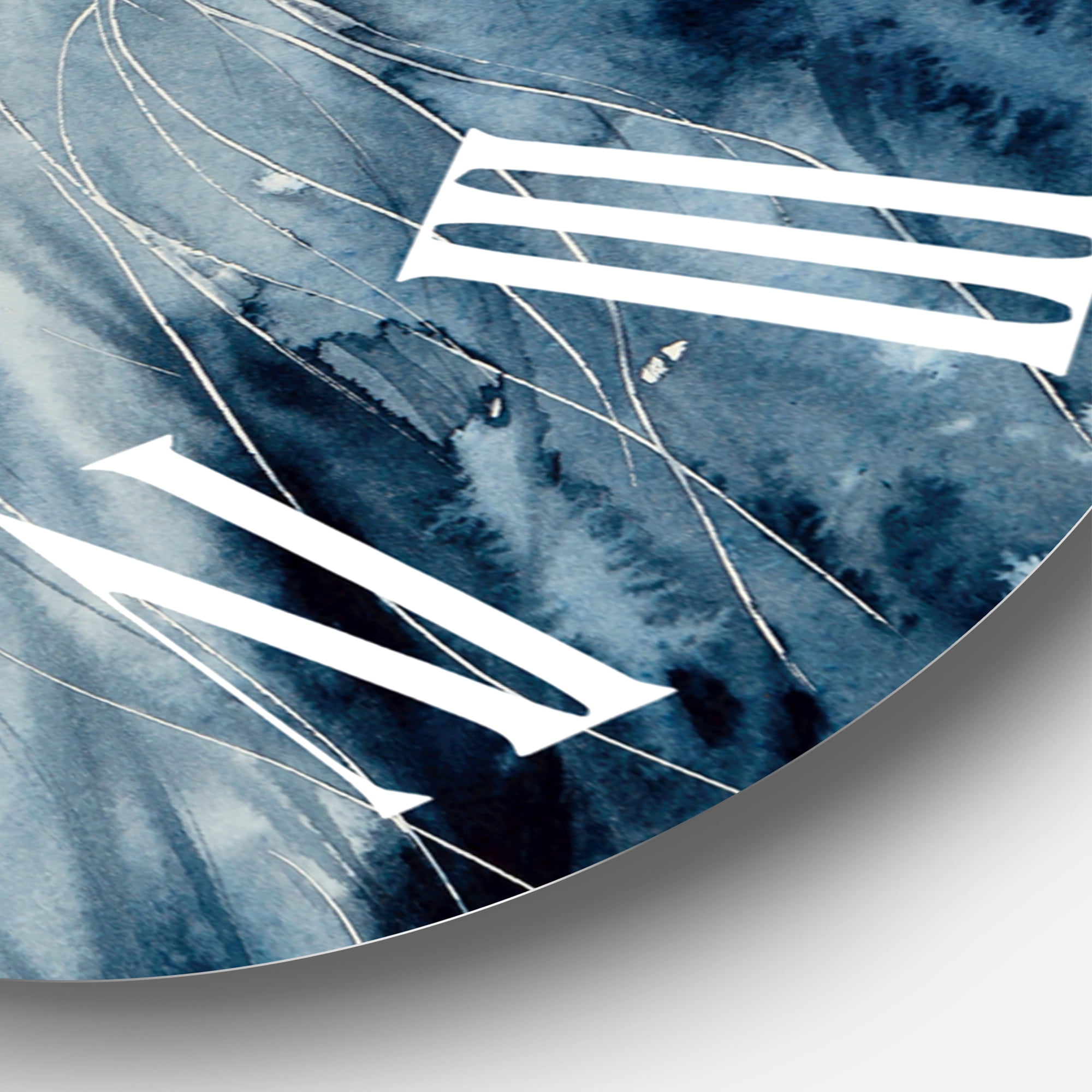 Designart 'Close-Up Of A Beautiful Horses Eye I' Farmhouse Wall Clock