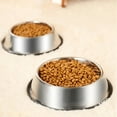 thumbnail image 6 of Stainless Steel Pet Dog Bowl Stainless Steel Feeder Skidproof Anti-ant Shape Cat Dog Bowls Food Accessories Pet Supplies 6 Sizes, 6 of 9