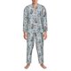 thumbnail image 3 of Fotbe Winter Gnome And Snowman Pijama de Hombre con Estampado de Manga Larga, Conjunto de 2 Piezas, Ropa de Dormir Suave y Cómoda con Bolsillos-Medium, 3 of 7