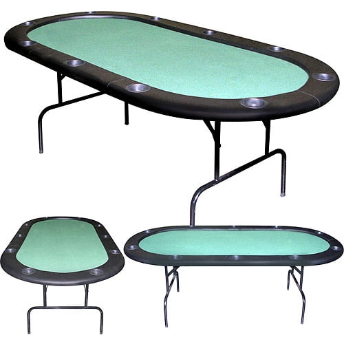 The Broadway Poker Mat in green by Riverboat Gaming Poker table top 100x65cm 