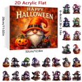 thumbnail image 3 of KNFATEQVEDG Canada Day Halloween 2D Ornaments Countdown Ornaments Set Halloween Christmas Tree Ornaments 2D Acrylic Halloween Ornaments Set Halloween Decoration Ornaments, 3 of 8
