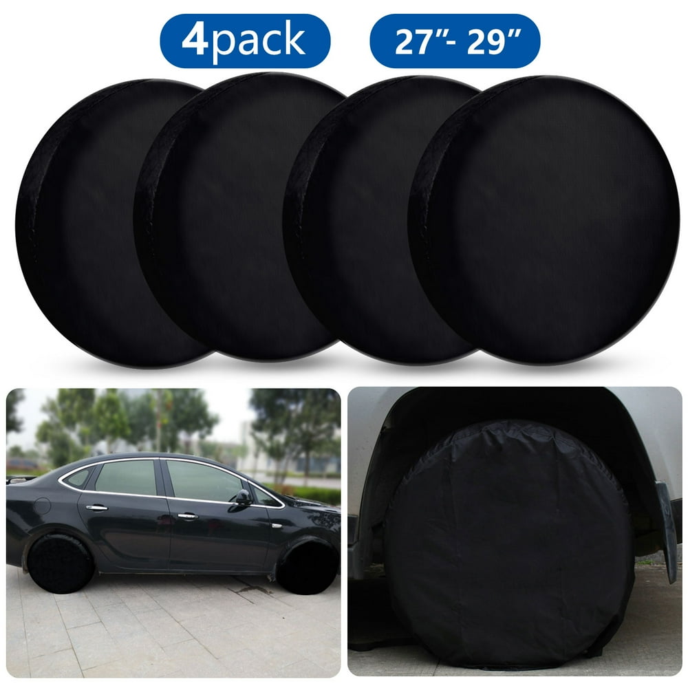 RV Tire Covers Set of 4, EEEkit Tire Covers For Trailers