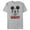 Athletic Heather, variant on Men's Mickey & Friends Mickey Mouse Retro Headshot  Graphic Tee White 2X Large