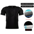 thumbnail image 2 of Youth Kids Boys Padded Compression Shirt Chest Protector Parkour Extreme Exercise Suit for Boys Girls, 2 of 6
