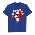 thumbnail image 4 of YunPes 2026 France Football Fan Shirt for Unisex Summer Crewneck Print T-shirt Boys & Girls Supporter Short Sleeve Tops, 4 of 4