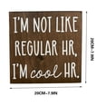 thumbnail image 1 of Birdeem Funny Wooden Office Desk Sign Interesting Wooden Platform Office Sign A, 1 of 12