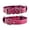 Pink, variant on DowgClub Leather Dog Collar with Double D Rings - Handmade Full Grain Leather for Extra Large Dogs, Brown