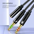 thumbnail image 2 of Cable adaptador de auriculares Sidaley 3,5mm resistente a desgarros portátil, 2 of 6