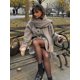 thumbnail image 3 of Nueva chaqueta elegante de mezcla de lana para mujer, abrigo elegante de gran tamaño con botones, abrigo de longitud media de otoño para mujer, 3 of 5