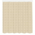 thumbnail image 2 of Ambesonne Geometric Shower Curtain, Interwoven Labyrinth Line, 69"Wx75"L, White and Pale Brown, 2 of 4