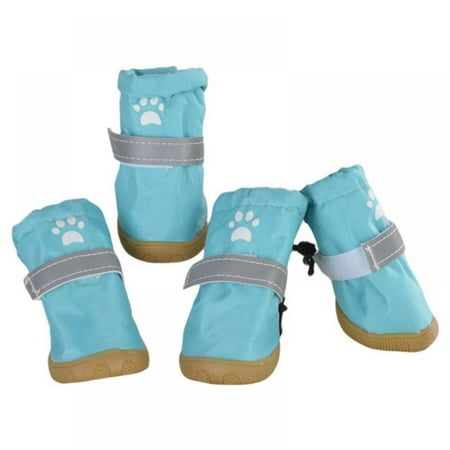 

Dog Shoes Pet Boots Outdoor Waterproof Running Shoes for Dogs Pet Rain Boots with Reflective Strip Anti-Slip Rubber Sole