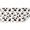 White Cow Black-1, variant on White Cow Black Spot Moo Pattern Rectangle Tablecloth 60"x84",Waterproof Polyester Rectangle Table Cloth, Wipeable Spillproof Polyester Tablecloth for Dining, Camping, Indoor and Outdoor