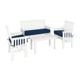 thumbnail image 1 of CorLiving Miramar Hardwood Outdoor Chair and Coffee Table Set, 1 of 9