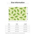 thumbnail image 2 of Throw Blanket for Couch - Green Peas Soft Comfy Lightweight Cozy Warm Throw Blanket, Fuzzy Plush Flannel Blanket & Throws for Sofa and Bed All Season, 2 of 8